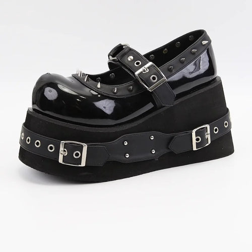 Studded Nocturne Mary Janes