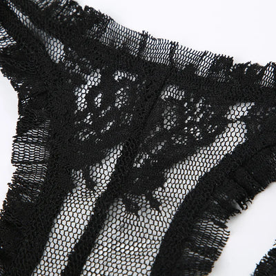 Noir Romance Lace Top