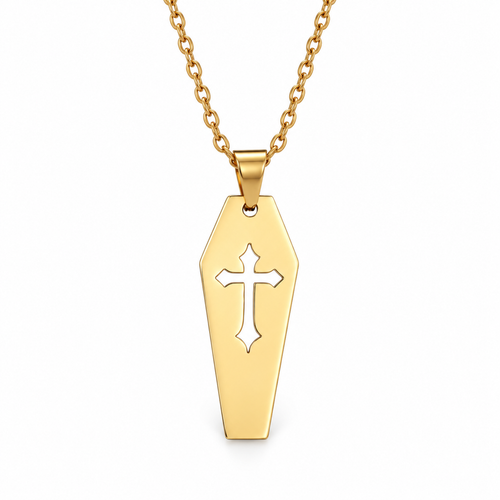 Unift Goth Gothic Cross Necklace