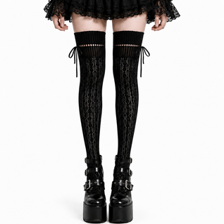 NG Lace Bow Tights