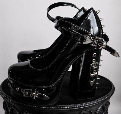 Black Thorn Gothic Heels