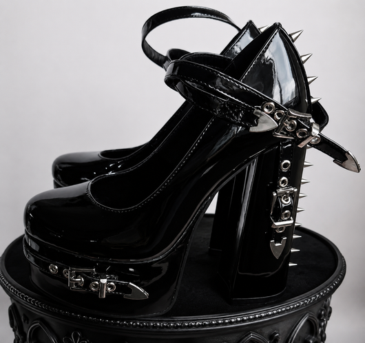 Black Thorn Gothic Heels