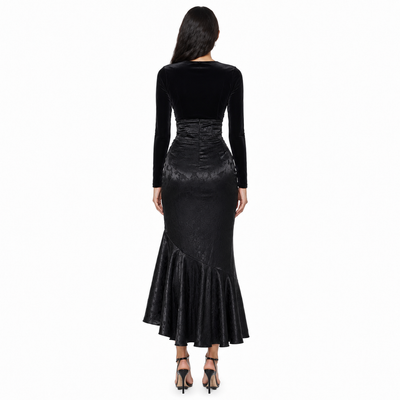 Goth Dark High Rise Skirt