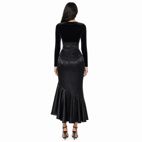 Goth Dark High Rise Skirt