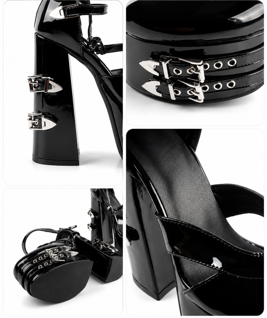 Black Thorn Gothic Heels