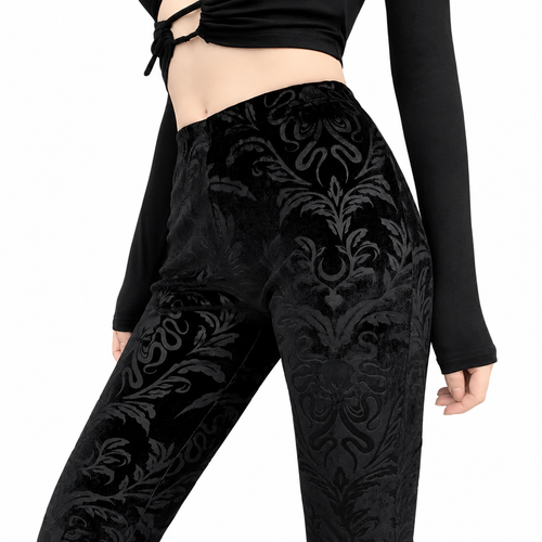 Dark Vintage Floral Pants