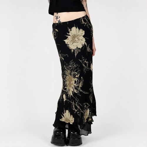 Double Layer Slim Skirt