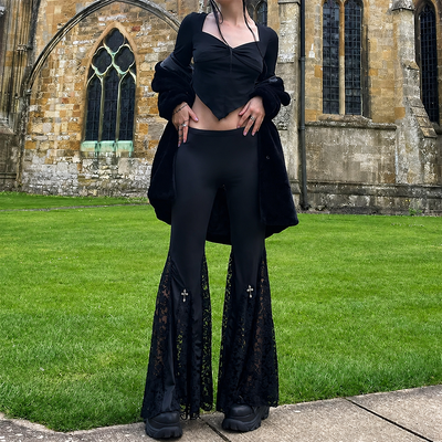Gothic Flare Pant Grunge