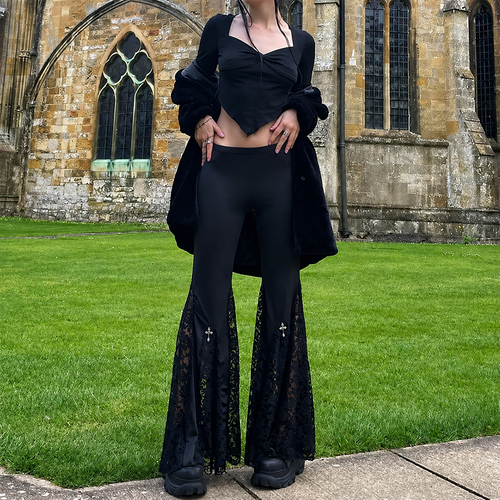 Gothic Flare Pant Grunge