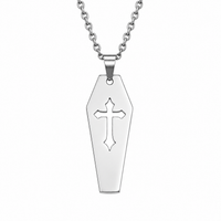 Unift Goth Gothic Cross Necklace