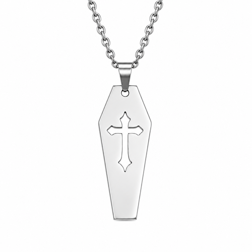 Unift Goth Gothic Cross Necklace