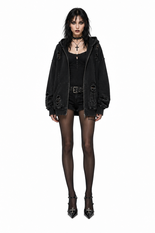 SS26 3/4 Widow Ruin Hoodie Set