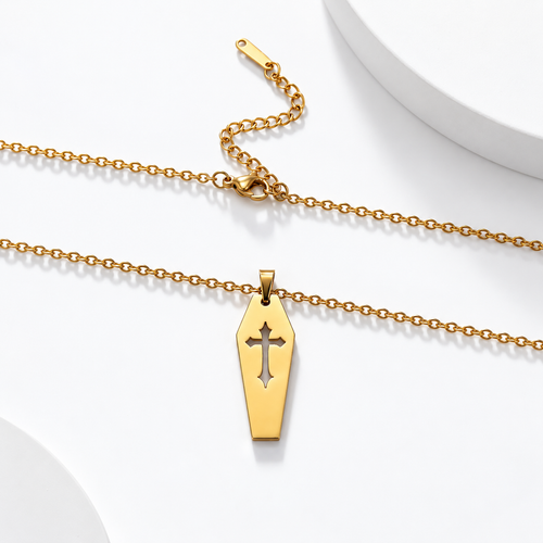 Unift Goth Gothic Cross Necklace