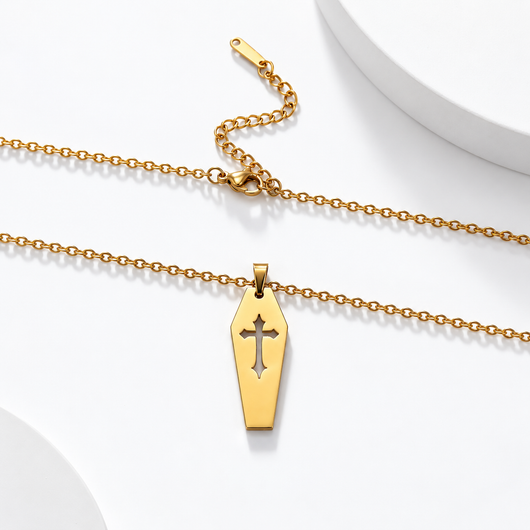 Unift Goth Gothic Cross Necklace