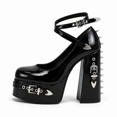 Black Thorn Gothic Heels