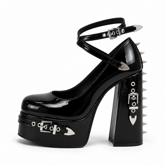 Black Thorn Gothic Heels
