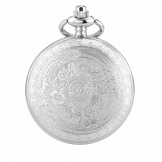 Classic Silver Pocket Watch - (Out of Stock)