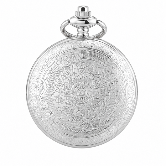 Classic Silver Pocket Watch - (Out of Stock)