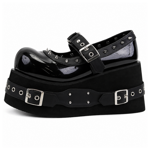 Studded Nocturne Mary Janes