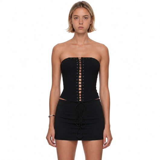 Strapless Punk Corset Top