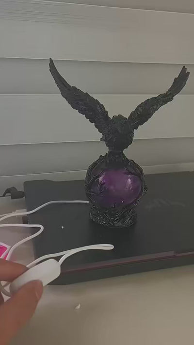 Raven Orb Lamp