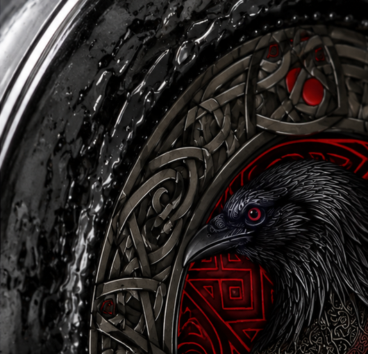 Raven Pocket Watch