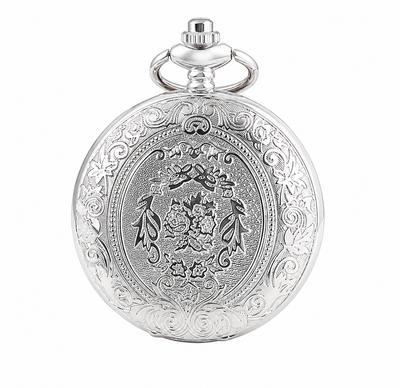 Classic Silver Pocket Watch - (Out of Stock)