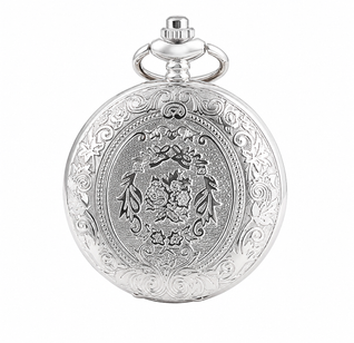 Classic Silver Pocket Watch - (Out of Stock)