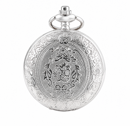 Classic Silver Pocket Watch - (Out of Stock)