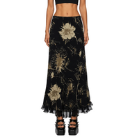Double Layer Slim Skirt